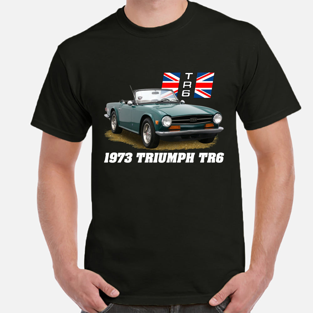 1973 Triumph TR6 Classic Unisex T-Shirt Gildan 5000 Color (Made In US) DLTT1204PT01