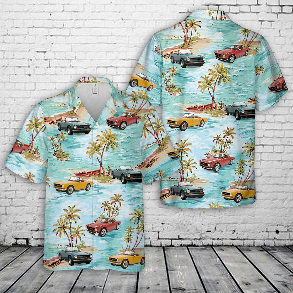 1973 Triumph TR6 Hawaiian Shirt