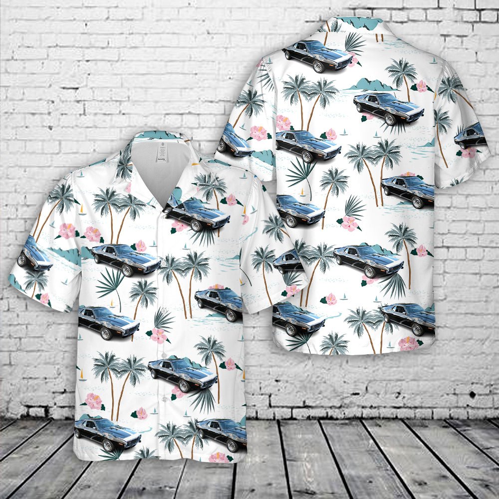 1974 AMC Javelin AMX with "Go Package" Hawaiian Shirt