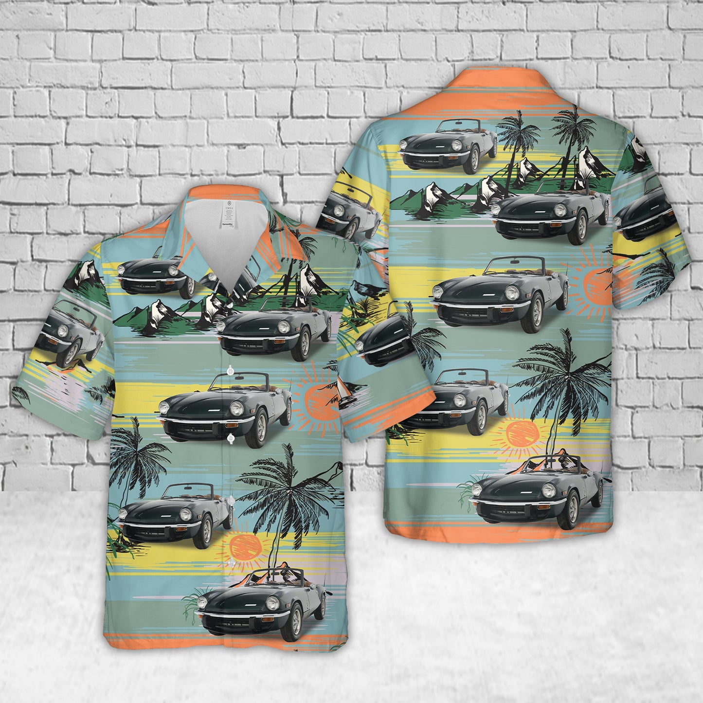 1974 Triumph Spitfire 1500 Hawaiian Shirt