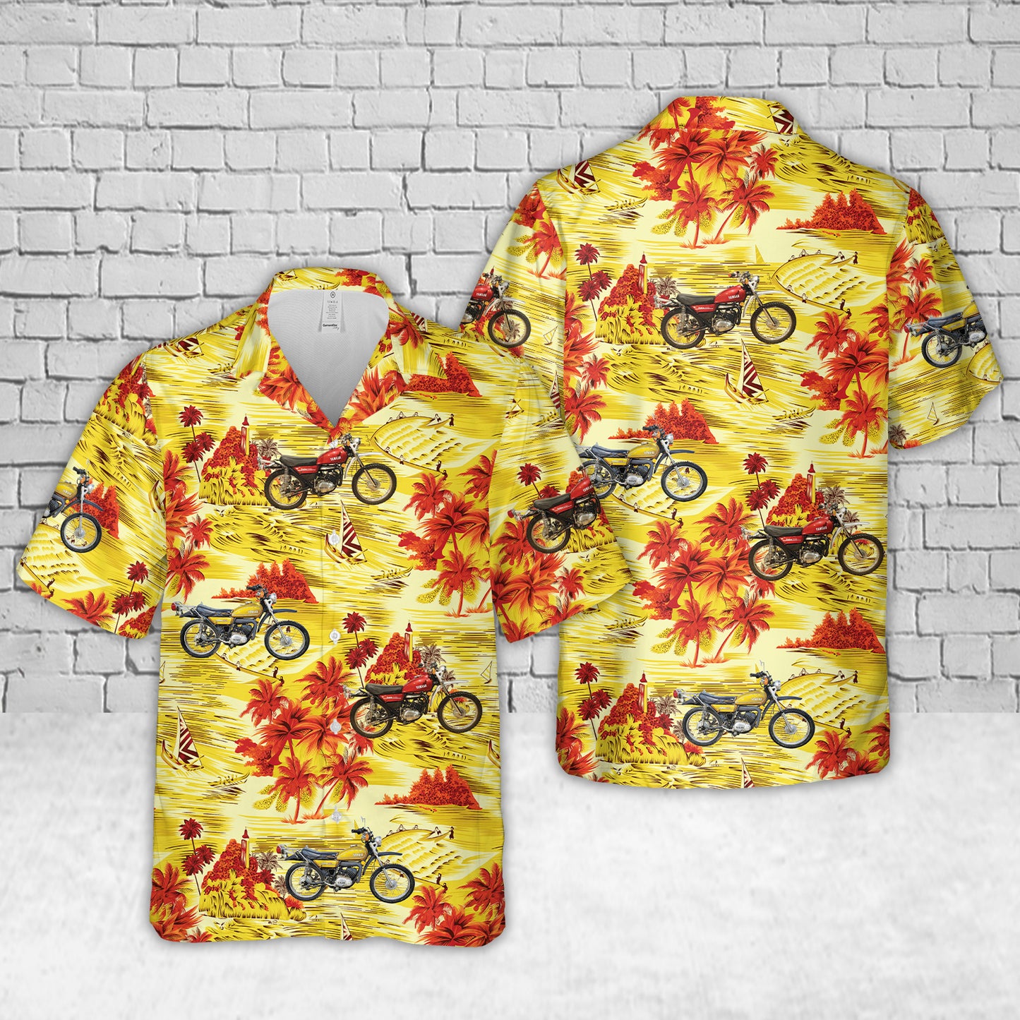 1974 Yamaha DT100 Hawaiian Shirt