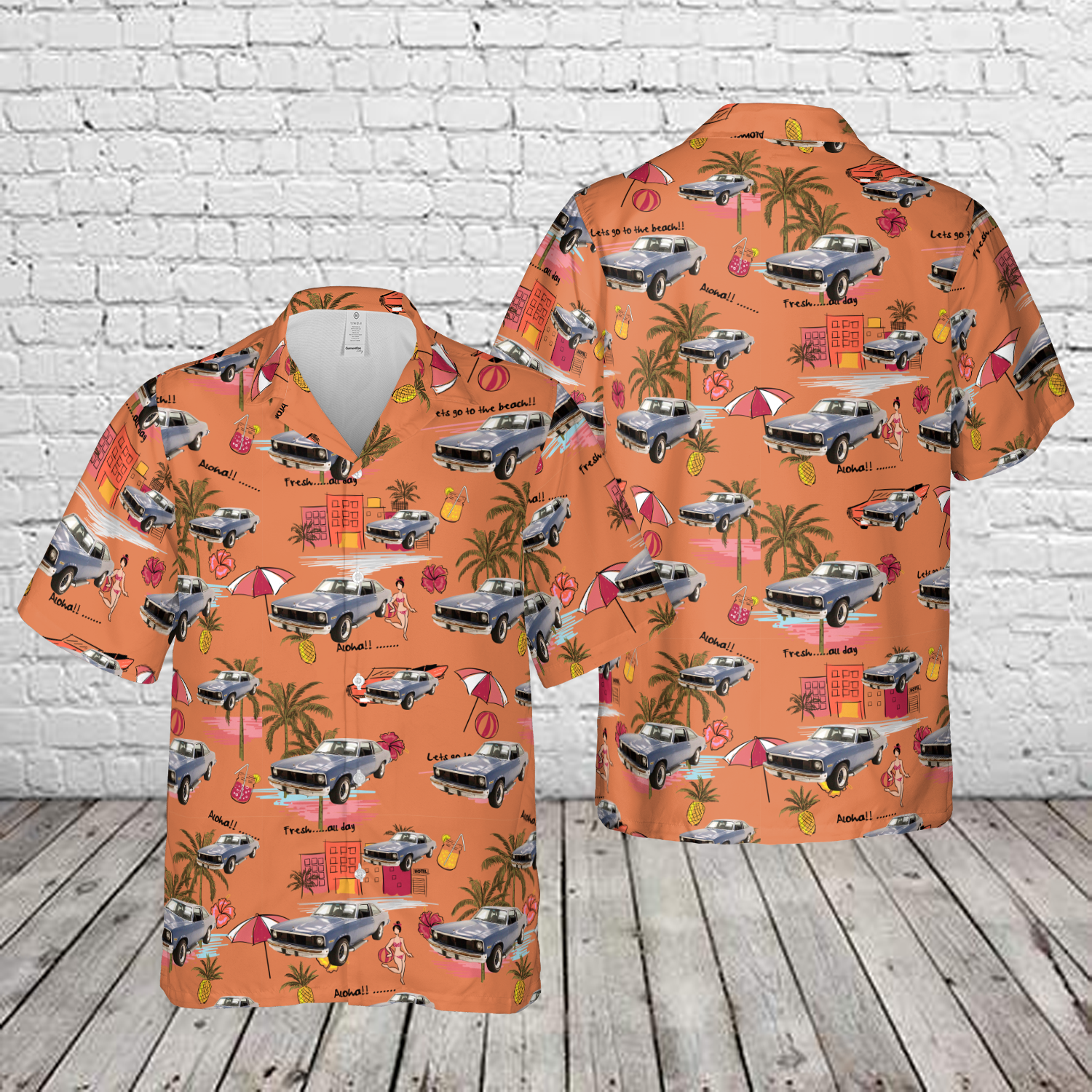 1976 Chevrolet Nova Hawaiian Shirt