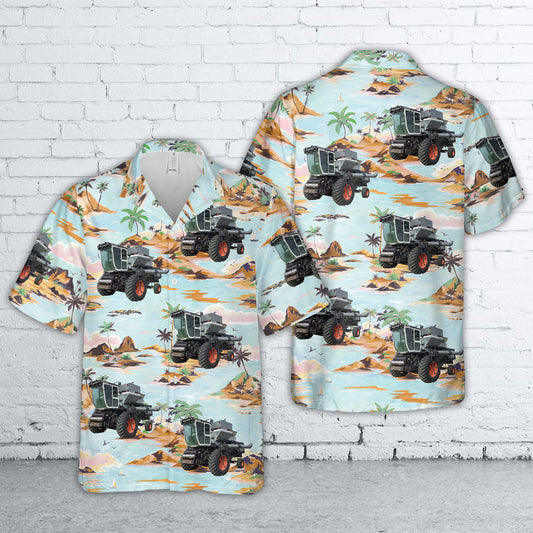 1979 Gleaner L2 Combine With Heads Hawaiian Shirt