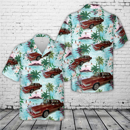 1980 Ford Thunderbird Red Hawaiian Shirt