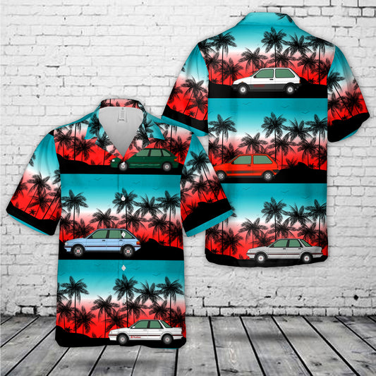 1980's MG Classic Car Collection Hawaiian Shirt