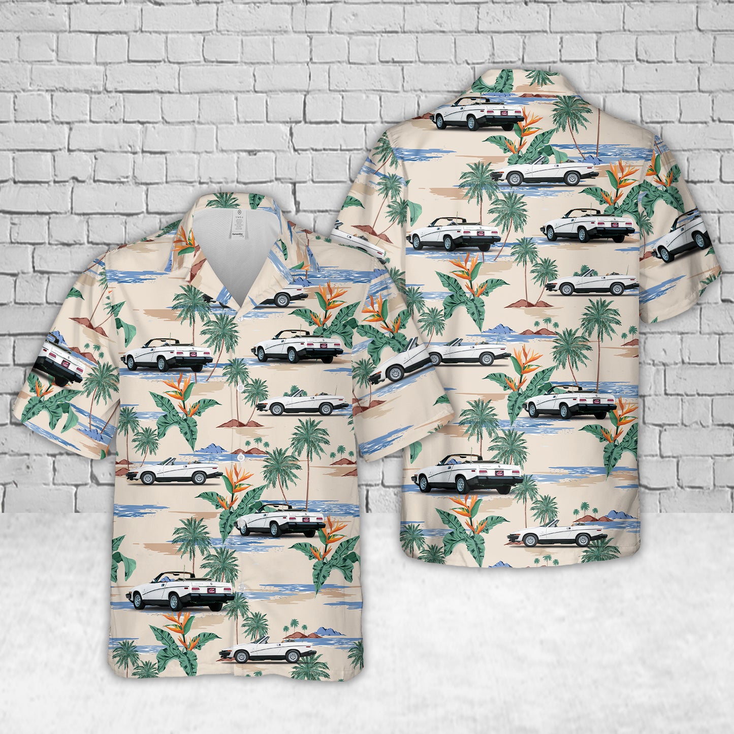 1981 Triumph TR8 Hawaiian Shirt