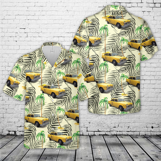 1982 Checker Marathon Yellow Cab Hawaiian Shirt