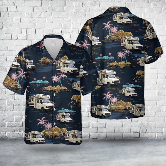 1983 Fiat Ducato DC 2.5 D Camping Car Hawaiian Shirt