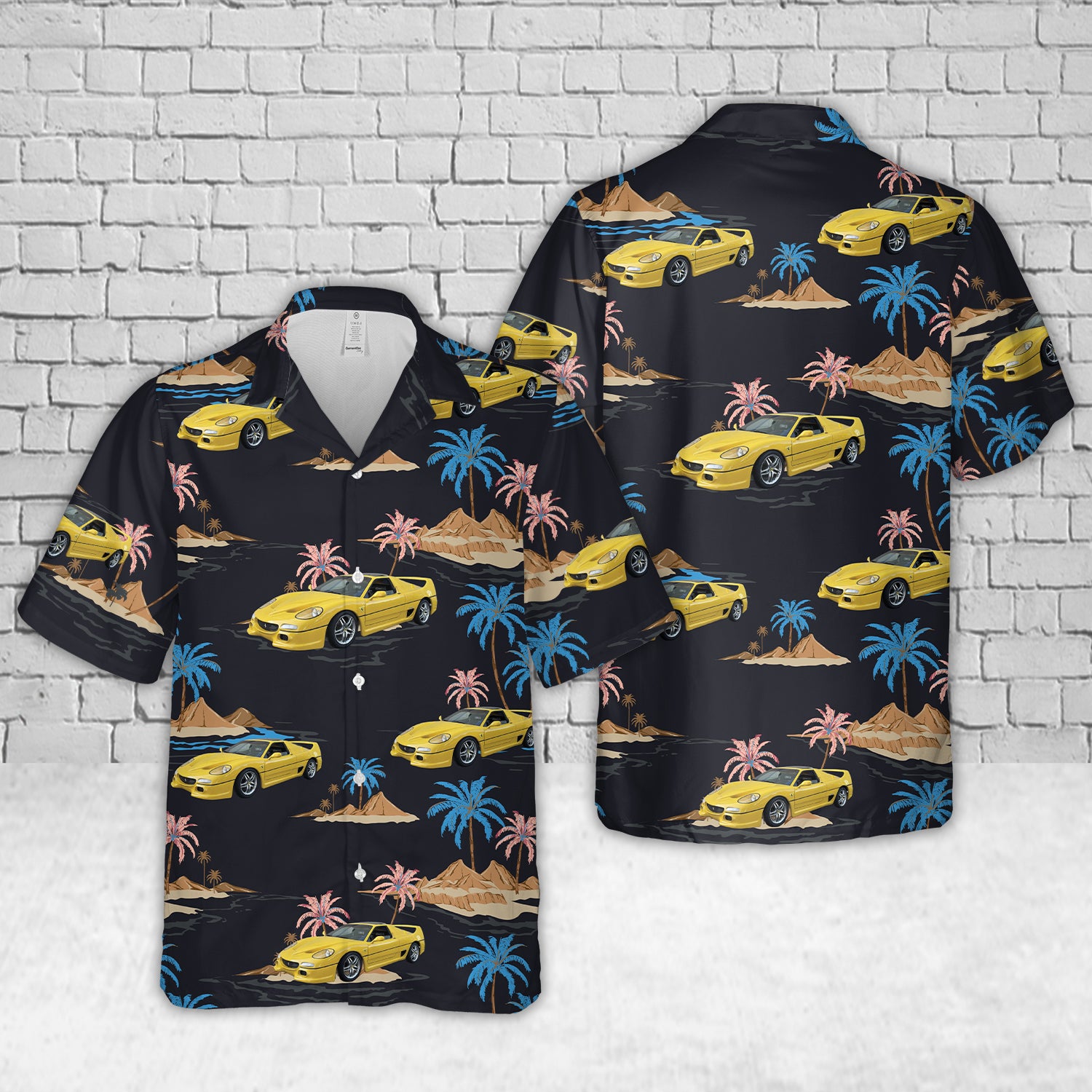 1985 Pontiac Fiero GT Hawaiian Shirt