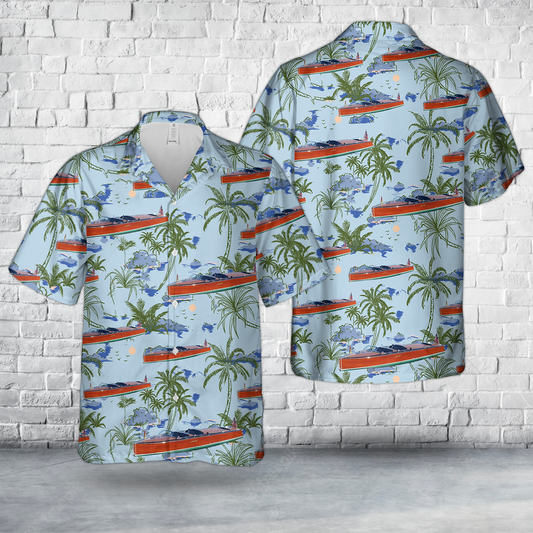 1989 Hacker-Craft Triple Cockpit Hawaiian Shirt