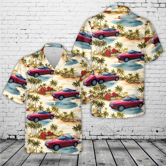 1990 Mazda MX5 Miata Convertible Hawaiian Shirt