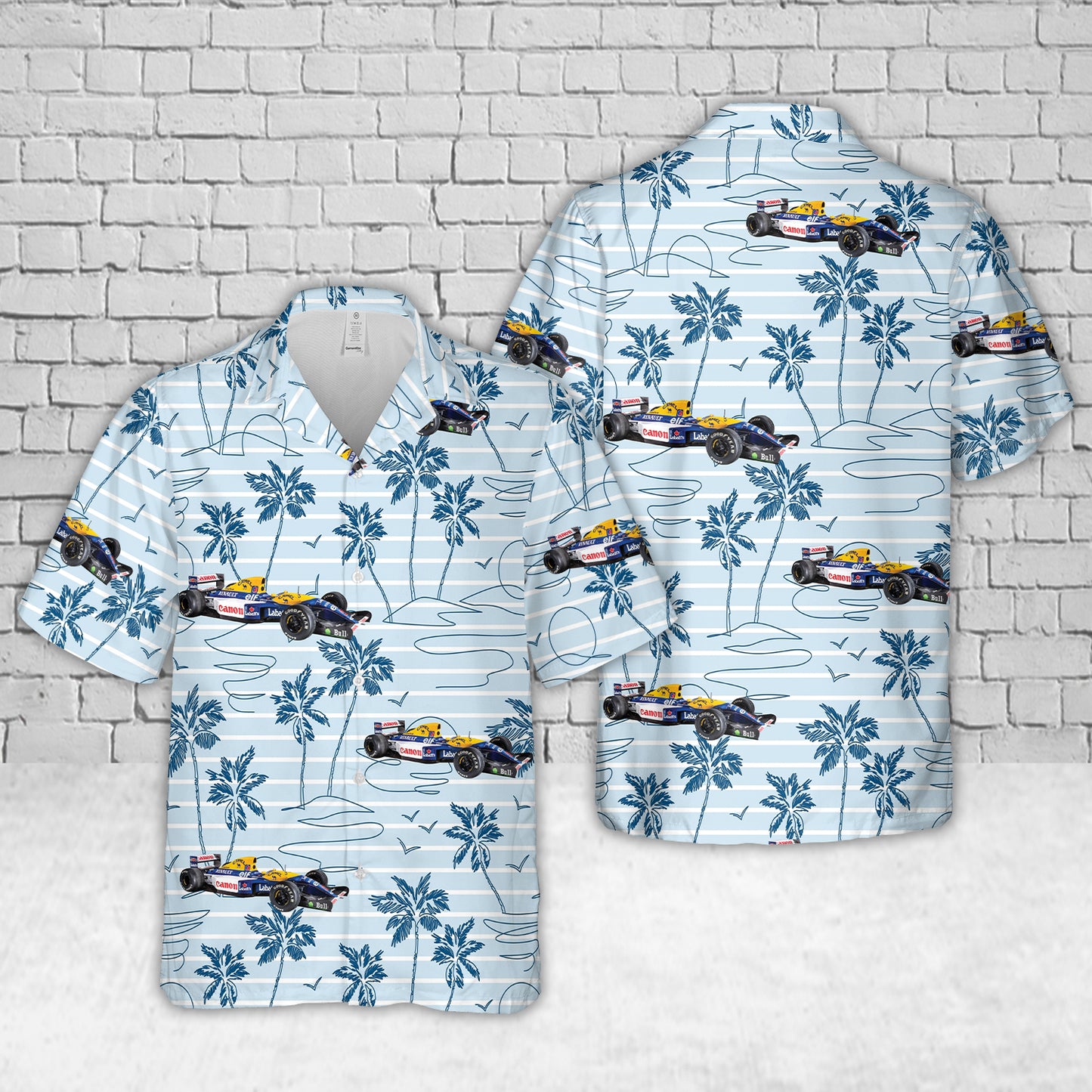 1992 Williams FW14B Renault Hawaiian Shirt