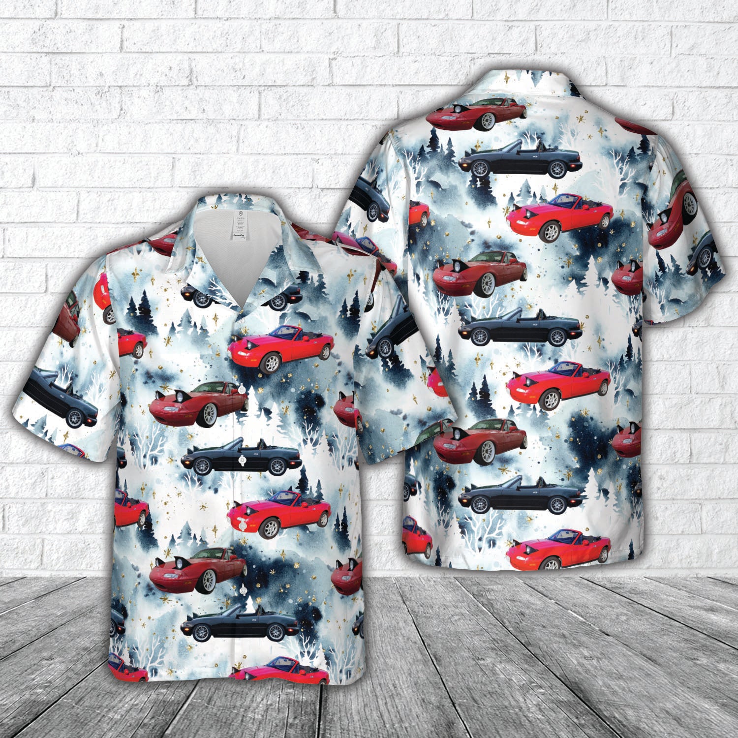 1994 Miata Christmas Hawaiian Shirt