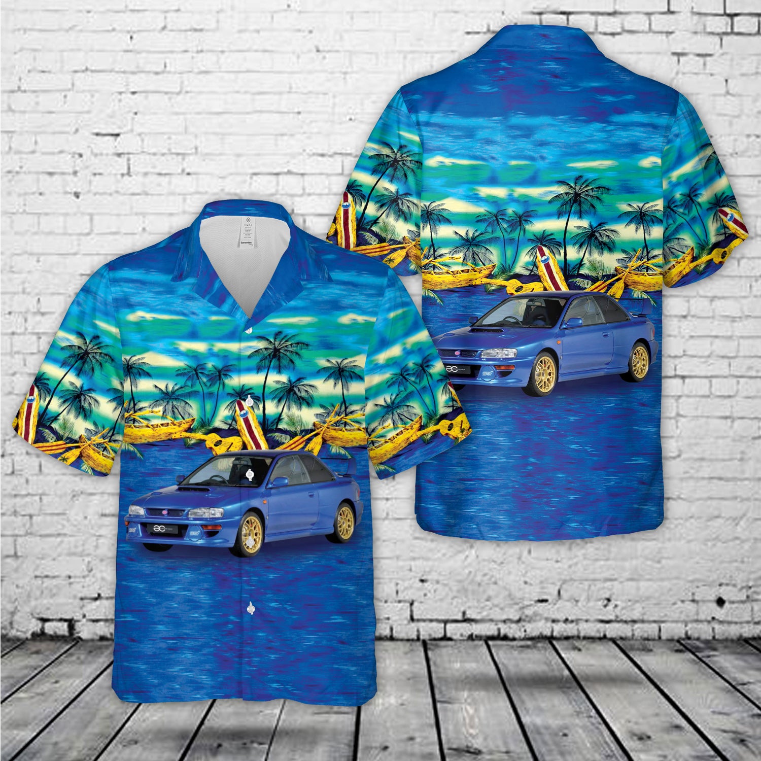 1998 Subaru Impreza 22B STi Hawaiian Shirt