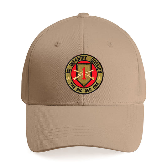 1ST ARMY INFANTRY DIVISION The Big Red One Embroidered Cap