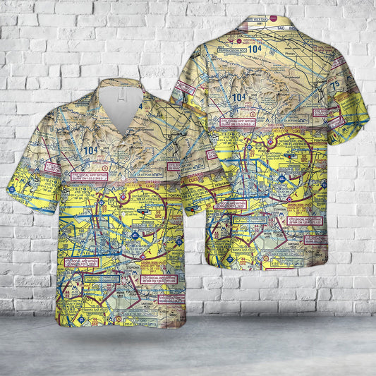 Ontario International Airport ONT VFR Hawaiian Shirt