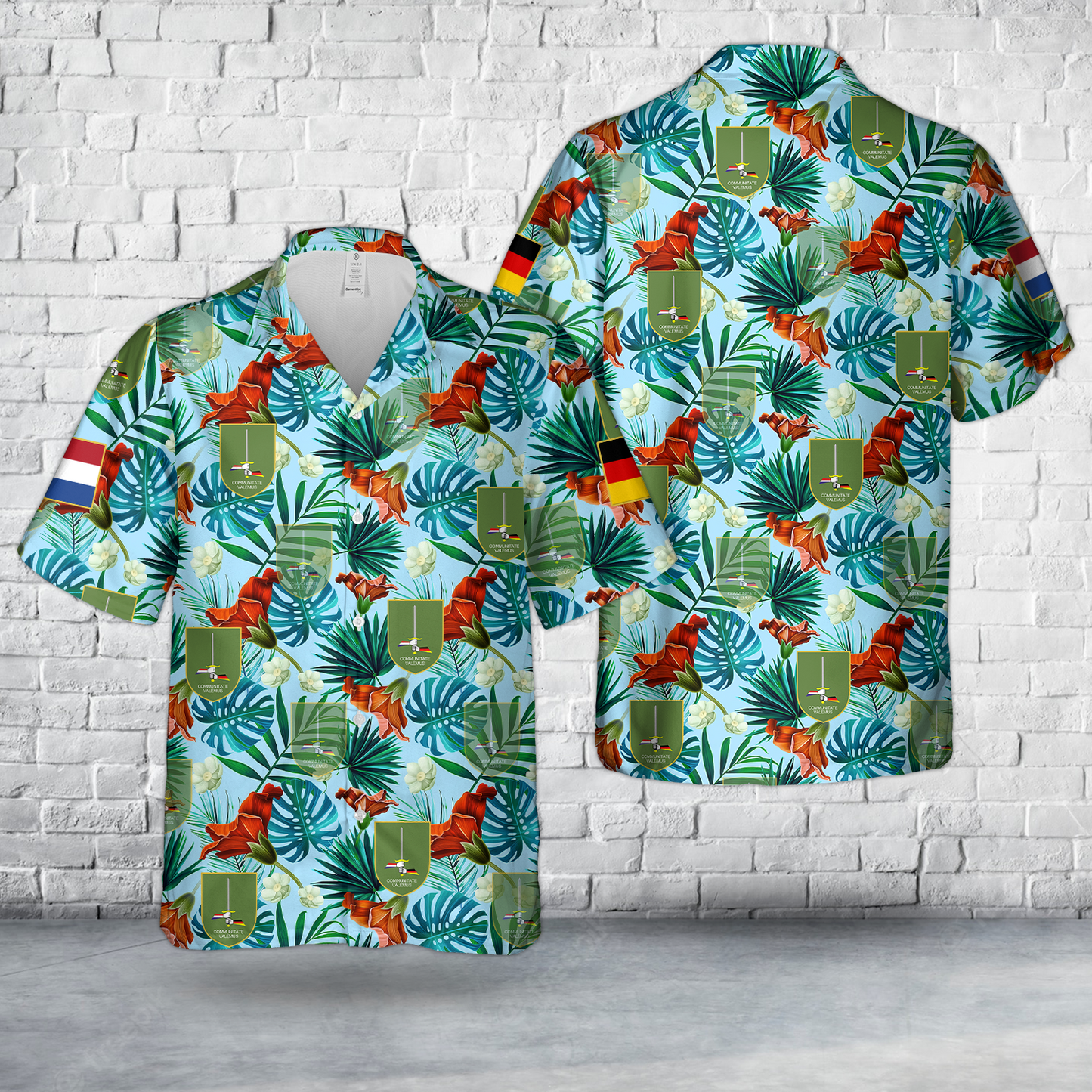 1 German-Netherlands Corps (1GNC) Hawaiian Shirt