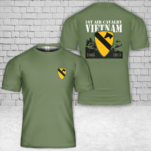 1st Air Cavalry Division Vietnam 1965 - 1973 T-Shirt 3D