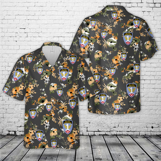 1st Allied Airborne Army WW2 Airborne Forces Hawaiian Shirt