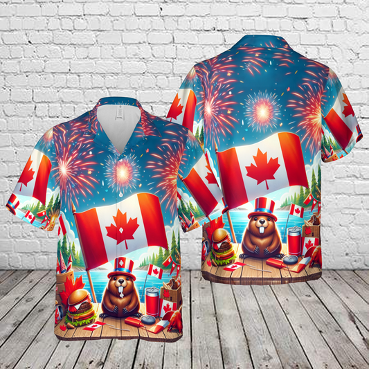 1st July Canada Day Hawaiian Shirt