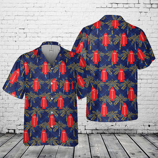 1st Special Service Force, USA and Canada, WWII Pocket Hawaiian Shirt
