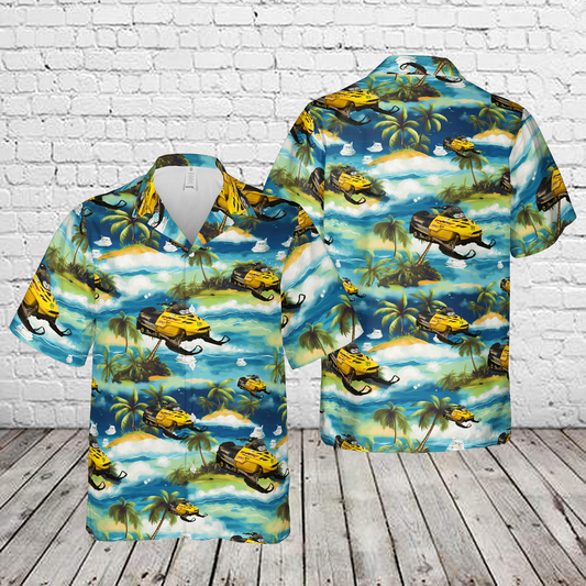 2000 Ski-Doo MXZ500 Snowmobile Hawaiian Shirt