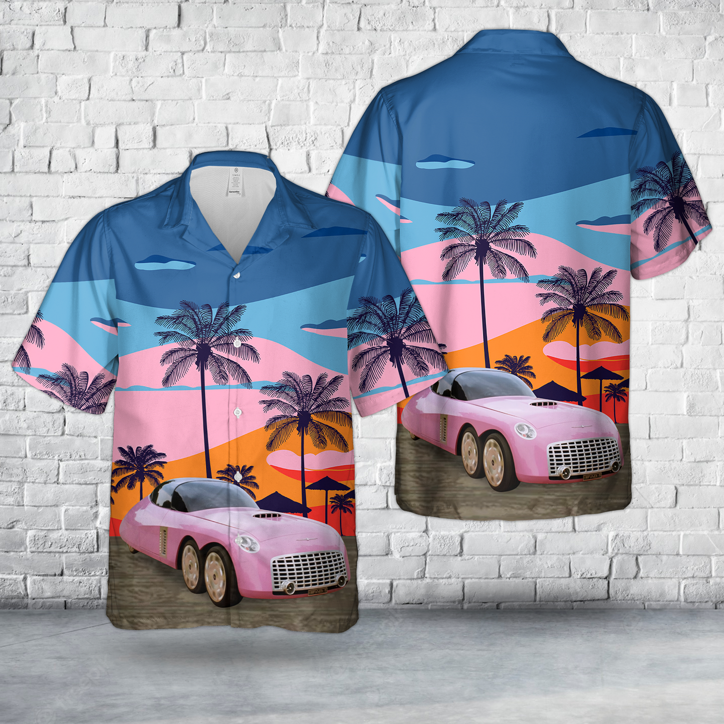 2004 Ford Thunderbird FAB1 Thunderbirds Car Hawaiian Shirt