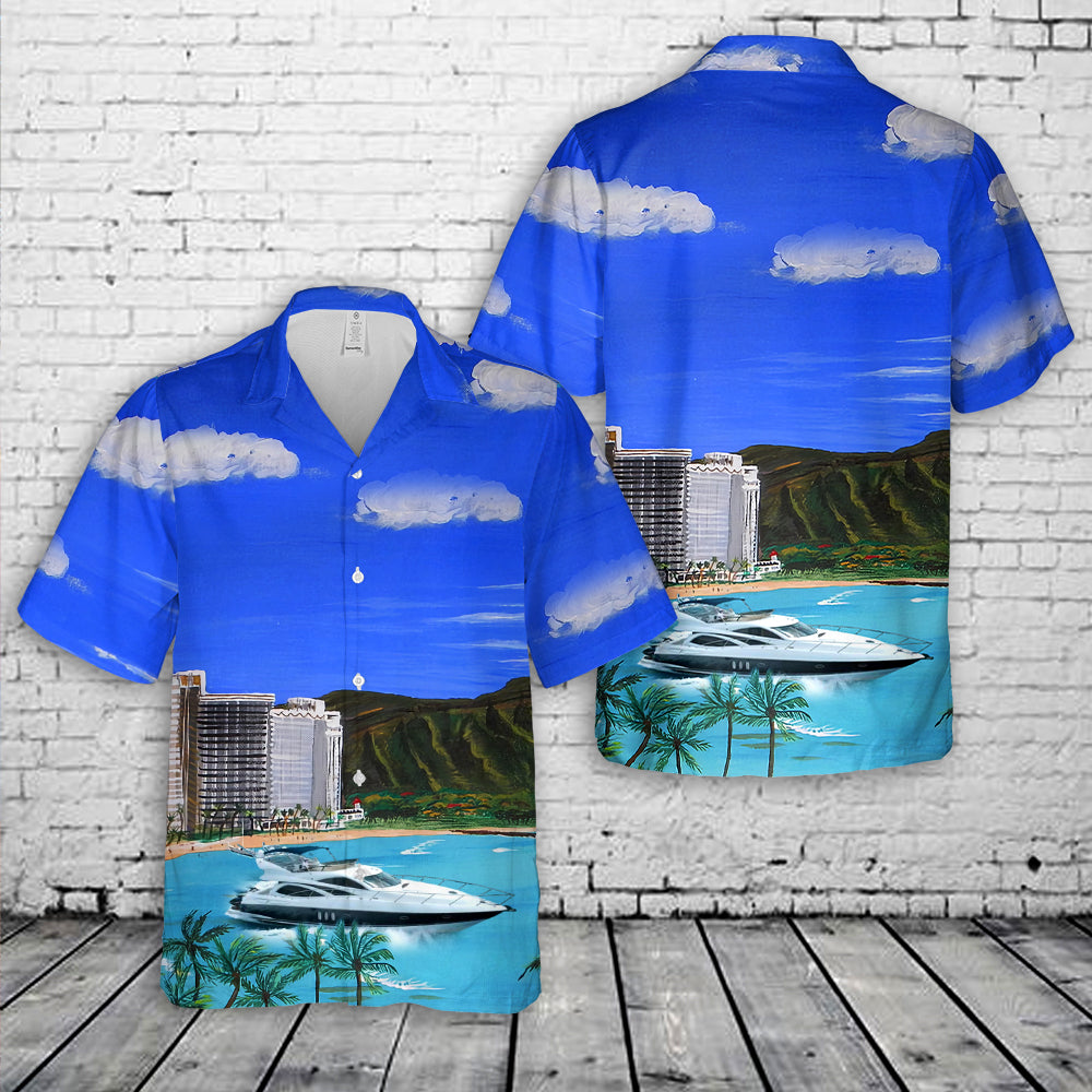 2004 Sunseeker Manhattan 64 Motor Yacht Hawaiian Shirt