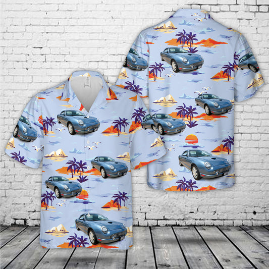 2005 Ford Thunderbird Soft Top Convertible Hawaiian Shirt