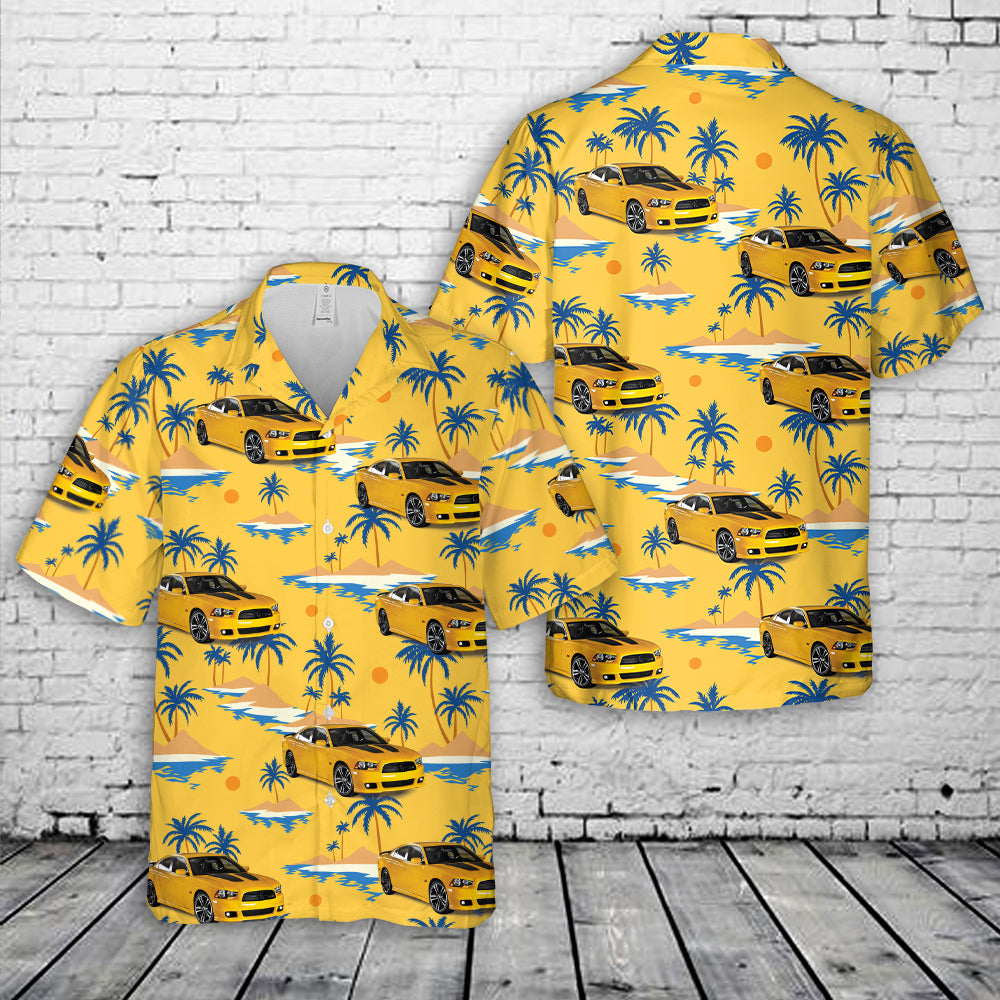 2012 Dodge Charger SRT8 Super Bee Hawaiian Shirt