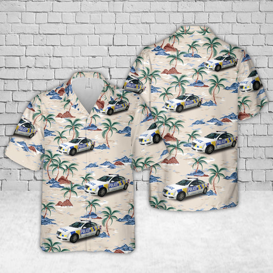 2014 Holden Commodore  - New Zealand Police Hawaiian Shirt