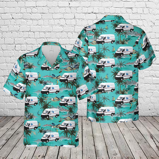 2018 Ram Promaster 2500 Cargo High Roof Van United States Postal Service Hawaiian Shirt
