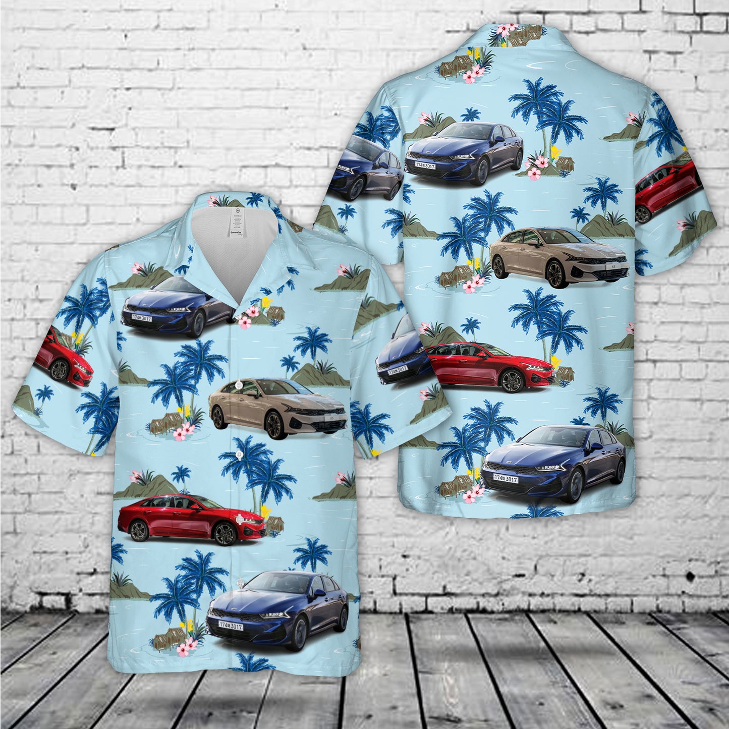 2021 - 2022 Kia K5 Hawaiian Shirt