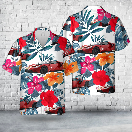2022 Ford GT Alan Mann Heritage Hawaiian Shirt