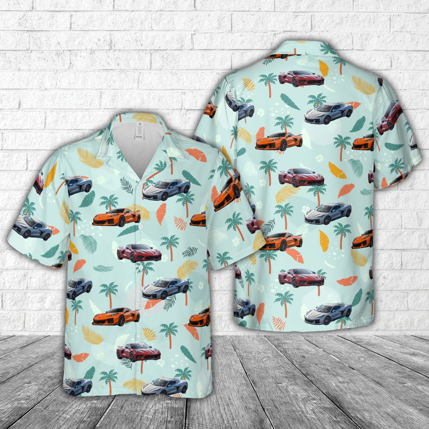 2023 Corvette C8 Hawaiian Shirt