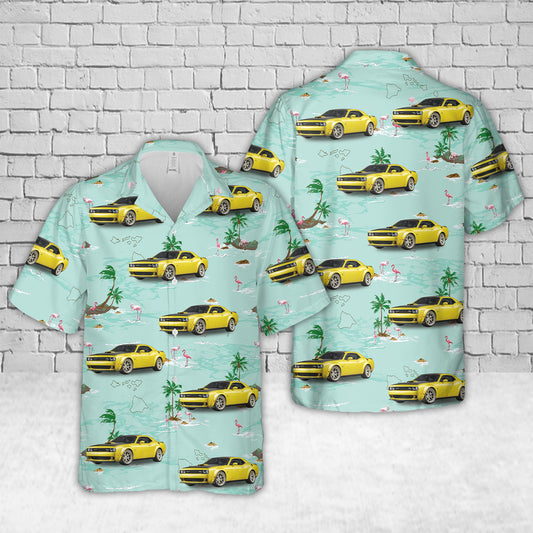 2023 Dodge Challenger Hawaiian Shirt