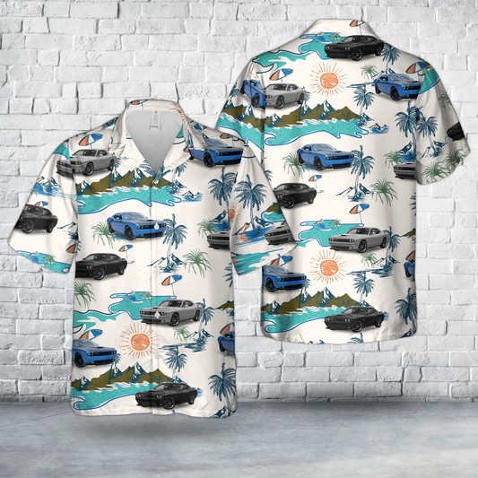 2023 Dodge Challenger R/T Scat Pack Hawaiian Shirt