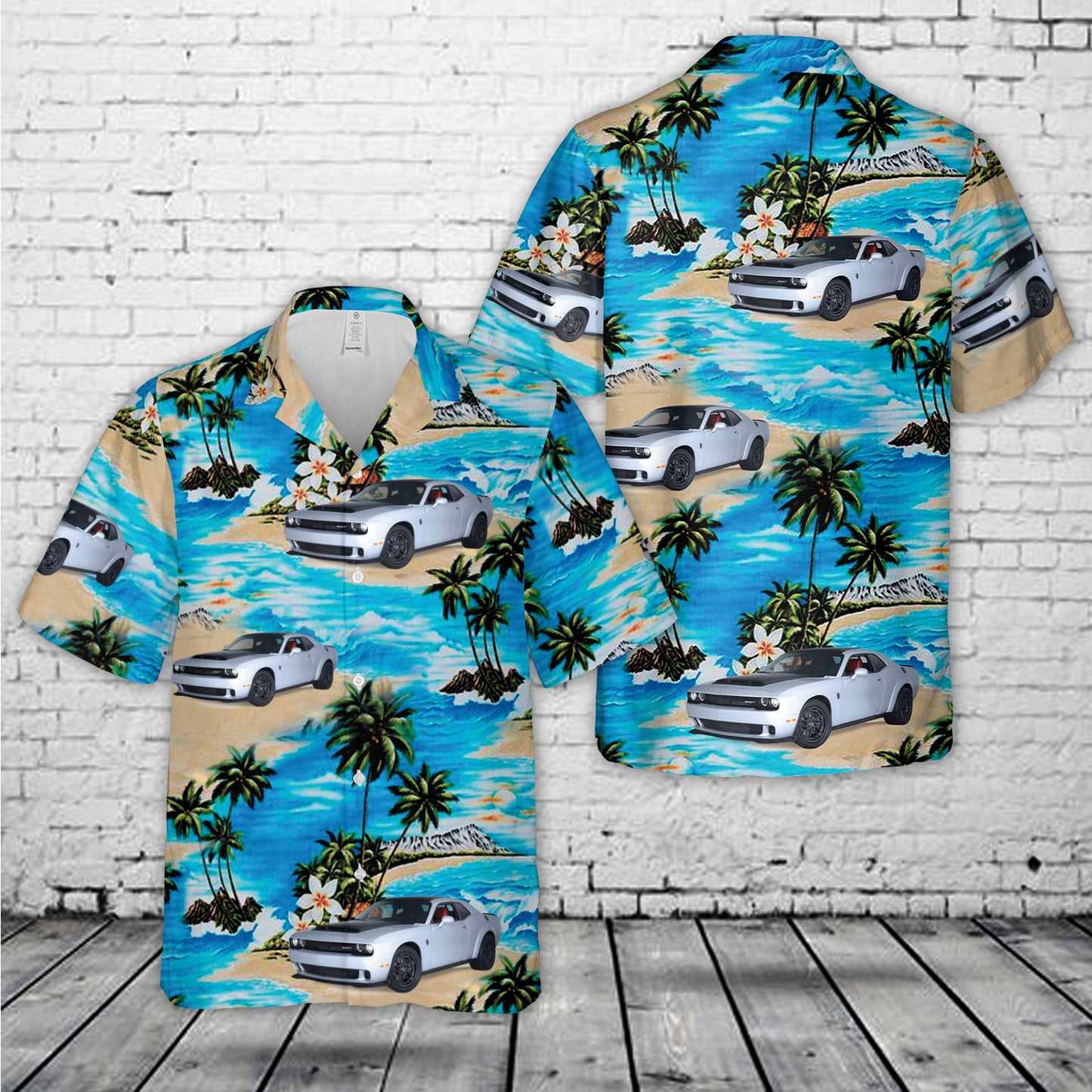 2023 Dodge Challenger SRT Demon 170 Hawaiian Shirt