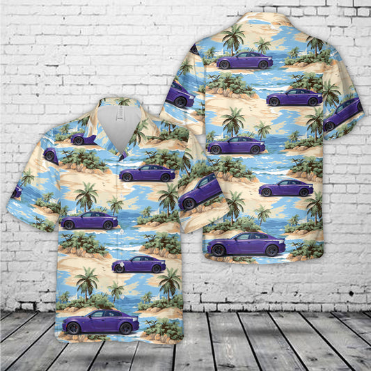 2023 Dodge Charger Scat Pack Super Bee Special Edition Hawaiian Shirt