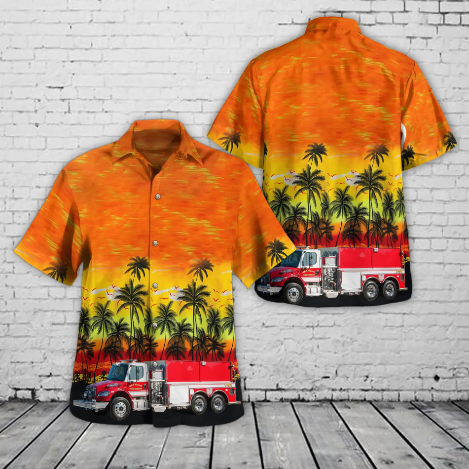 Kershaw County Fire Service, South Carolina Hawaiian Shirt