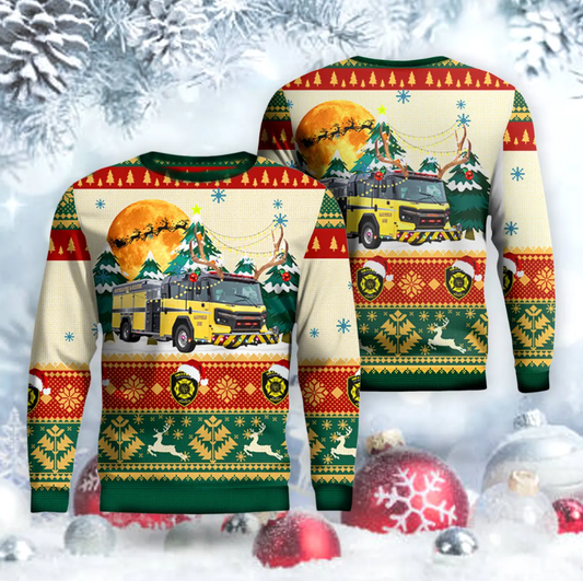 Hayfield, Minnesota, Hayfield Fire Department AOP Christmas Sweater