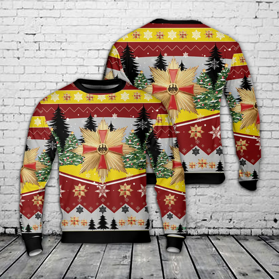 Order of Merit of the Federal Republic of Germany Christmas AOP Sweater