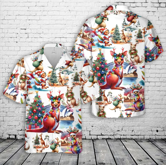 Australian Animals Christmas Hawaiian Shirt