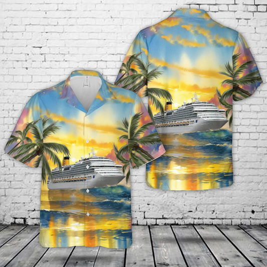 Costa Pacifica Ship Hawaiian Shirt