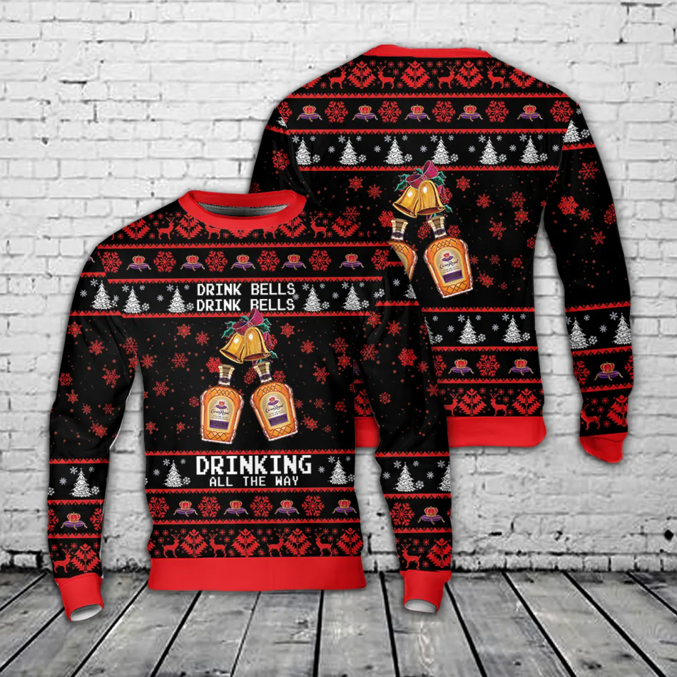 Whisky Christmas AOP Sweater