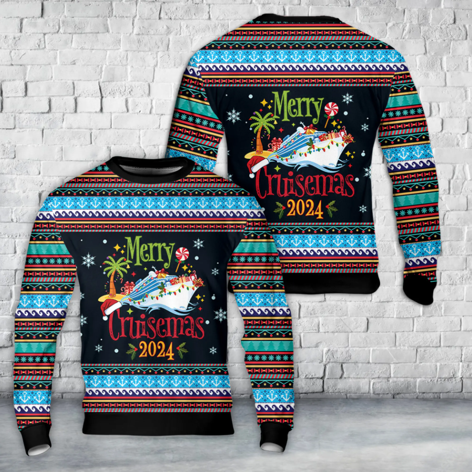 Merry Cruisemas Christmas AOP Sweater