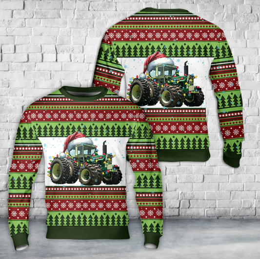 Oliver Tractor Christmas AOP Sweater