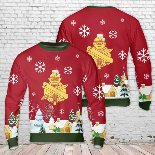 US Army Civil Affairs Branch AOP Christmas Sweater