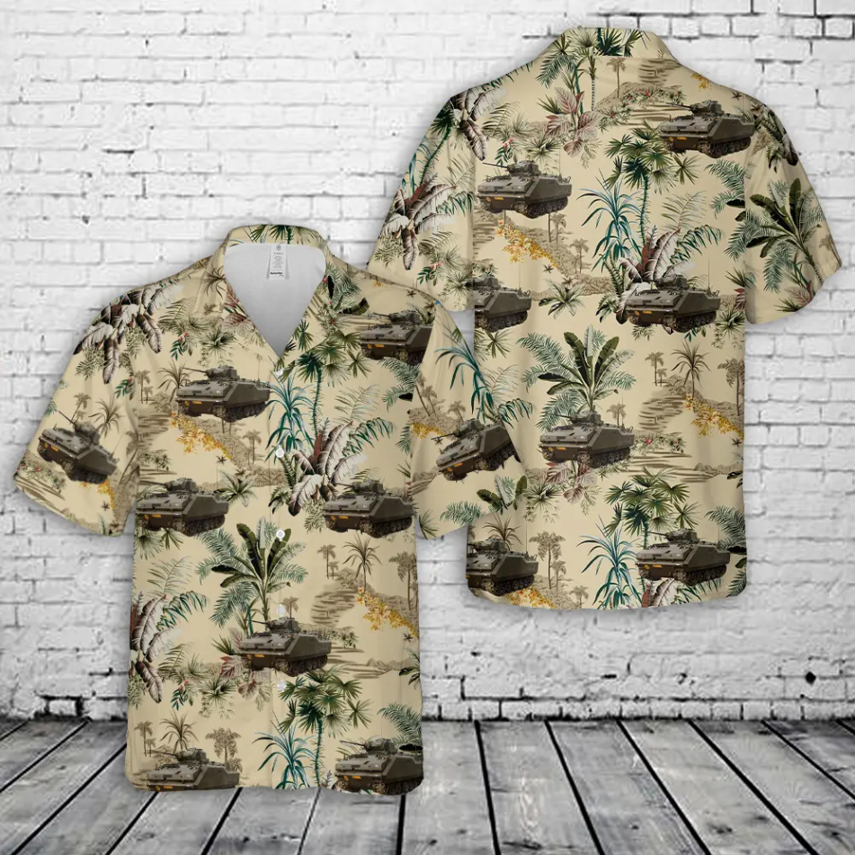 Royal Netherlands Army YPR-765 PRI Hawaiian Shirt