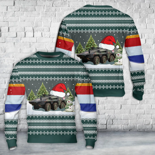 Royal Netherlands Army Gtk Boxer Ambulance Christmas AOP Sweater